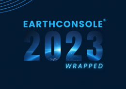 Banner with text saying EarthConsole 2023 wrapped.