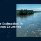 Banner including blog title "EarthConsole® Stories: Improving Discharge Estimation in Rivers of Mediterranean Countries" and a picture of a river.